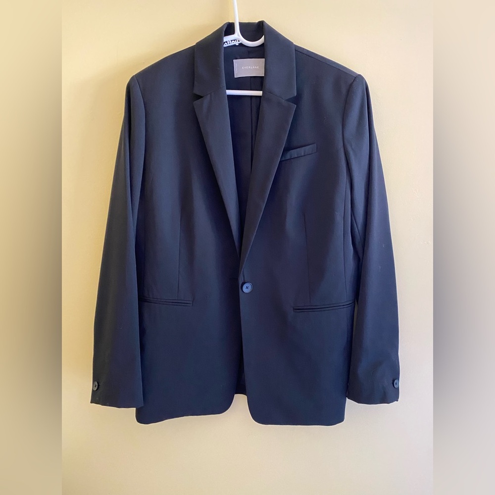 Everlane GoWeave Classic Black Blazer, size 8